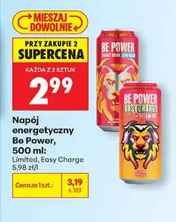 Biedronka Napój energetyczny Be Power Limited oferta