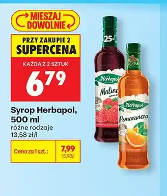 Biedronka Syrop Herbapol Malina oferta