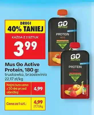 Biedronka Mus Go Active Protein truskawka oferta