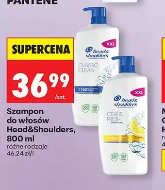 Biedronka Szampon do włosów Head&Shoulders Citrus Fresh oferta
