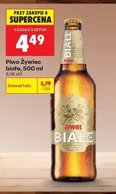 Biedronka Piwo Żywiec białe oferta