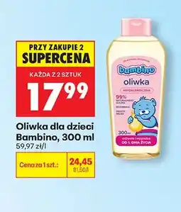 Biedronka Oliwka dla dzieci Bambino oferta