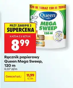 Biedronka Ręcznik papierowy Queen Mega Sweep 120m oferta