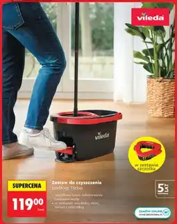 Biedronka Zestaw do czyszczenia podłogi Turbo Vileda oferta