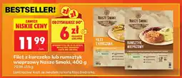 Biedronka Zestaw obiadowy Rumsztyk wieprzowy Nasze Smaki oferta