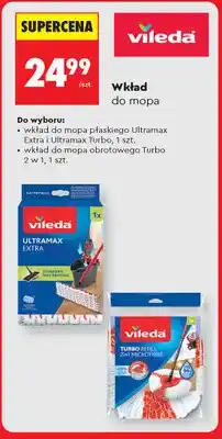 Biedronka Wkład do mopa obrotowego Vileda Turbo 2 w 1 oferta