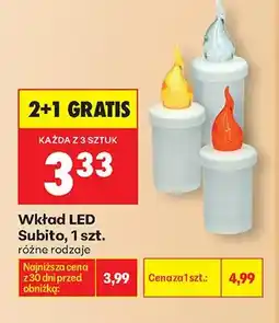 Biedronka Wkład LED Subito oferta