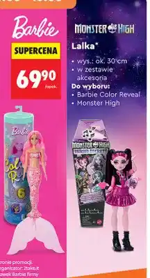 Biedronka Lalka Barbie Color Reveal wys. ok. 30cm w zestawie akcesoria oferta