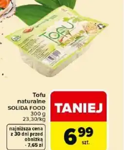 Carrefour Market Tofu naturalne Solida Food oferta