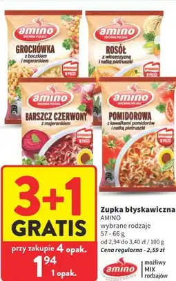 Intermarche Zupka błyskawiczna amino oferta