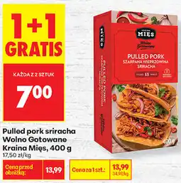Biedronka Pulled pork sriracha Wolno Gotowane Kraina Mięs oferta
