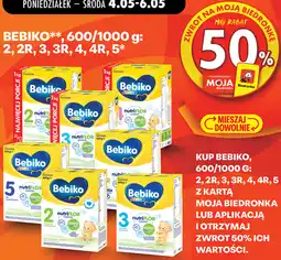 Biedronka BEBIKO**, 600/1000 g: 2, 2R, 3, 3R, 4, 4R, 5 oferta