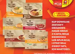 Biedronka Wszystkie zestawy obiadowe Nasze Smaki oferta