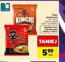 Carrefour Market Zupa Nongshim oferta