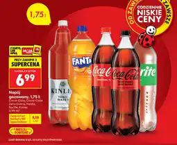 Biedronka Napój gazowany, 1,75 l: Coca-Cola, Coca-Cola Zero Cukru, Fanta, Sprite, Kinley oferta