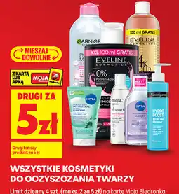 Biedronka Wszystkie kosmetyki do oczyszczania twarzy oferta