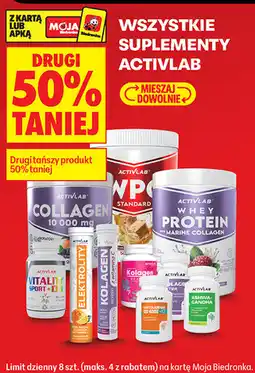 Biedronka WSZYSTKIE SUPLEMENTY ACTIVLAB oferta