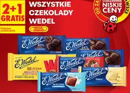 Biedronka WSZYSTKIE CZEKOLADY WEDEL oferta