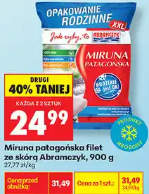 Biedronka Miruna patagońska filet ze skórą Abramczyk oferta
