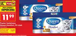 Biedronka Papier toaletowy Queen Komfort, 10 rolek oferta