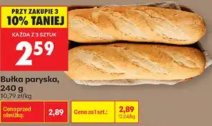 Biedronka Bułka paryska oferta