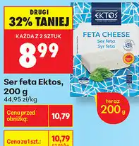 Biedronka Ser feta Ektos oferta