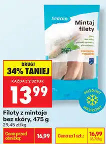 Biedronka Filety z mintaja bez skóry oferta
