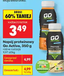 Biedronka Napój proteinowy Go Active oferta
