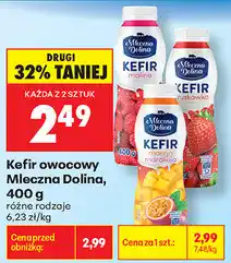 Biedronka Kefir owocowy Mleczna Dolina oferta