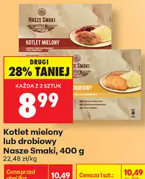 Biedronka Kotlet mielony lub drobiowy Nasze Smaki oferta