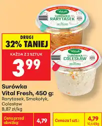 Biedronka Surówka Vital Fresh, 450 g: Rarytasek, Smakołyk, Colesław oferta