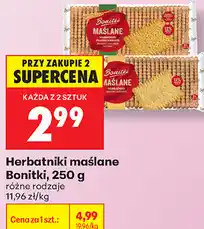 Biedronka Herbatniki maślane Bonitki oferta