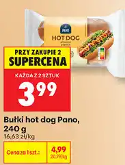 Biedronka Bułki hot dog Pano oferta