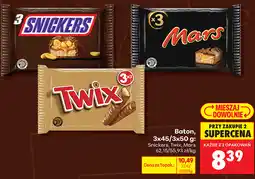 Biedronka Baton Snickers, Twix, Mars oferta