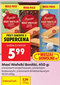 Biedronka Maxi Wafelki Bonitki oferta