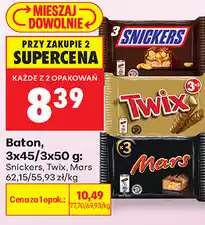 Biedronka Baton Snickers, Twix, Mars oferta
