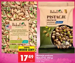 Biedronka Pistacje prażone BakaD'Or, 250 g: solone, niesolone oferta