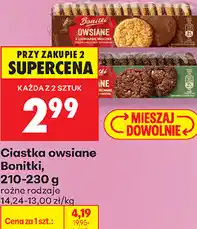 Biedronka Ciastka owsiane Bonitki oferta