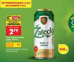 Biedronka Piwo Žatecký Světlý Ležák oferta