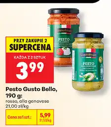 Biedronka Pesto Gusto Bello, 190 g: rosso, alla genovese oferta