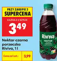 Biedronka Nektar czarna porzeczka Riviva oferta