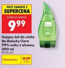 Biedronka Kojący żel do ciała Be Beauty Care 99% soku z aloesu oferta