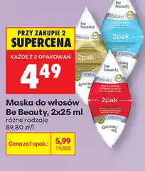 Biedronka Maska do włosów Be Beauty oferta