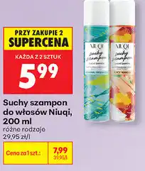 Biedronka Suchy szampon do włosów Niuqi oferta