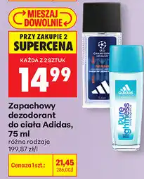 Biedronka Zapachowy dezodorant do ciała Adidas oferta
