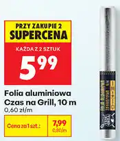 Biedronka Folia aluminiowa Czas na Grill, 10 m oferta