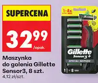 Biedronka Maszynka do golenia Gillette Sensor3, 8 szt oferta