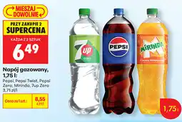 Biedronka Napój gazowany, 1,75 l: Pepsi, Pepsi Twist, Pepsi Zero, Mirinda, 7up Zero oferta