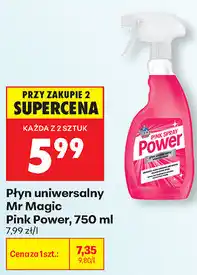 Biedronka Płyn uniwersalny Mr Magic Pink Power oferta