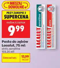 Biedronka Pasta do zębów Lacalut, 75 ml oferta